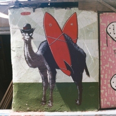 Street Art Tel Aviv, Kiev 88, Kodak Portra
