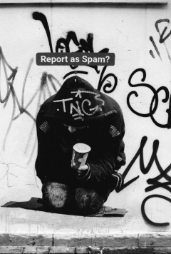 Street Art Tel Aviv, Nikon FE, Kodak Tri-X 400 @ 3200, Rodinal