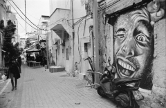 Street Art Tel Aviv, Nikon F100, Kodak Tri-X 400 @ 400, Rodinal