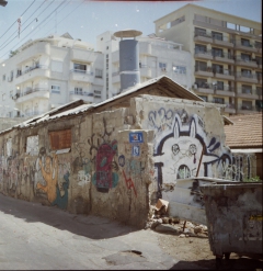 Street Art Tel Aviv, Kiev 88, Kodak Portra